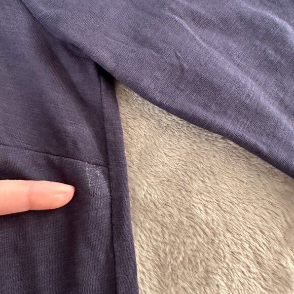 Boden Eda Embroidered Tunic Top Mini Dress Women's size US 4 Navy - Picture 7 of 9